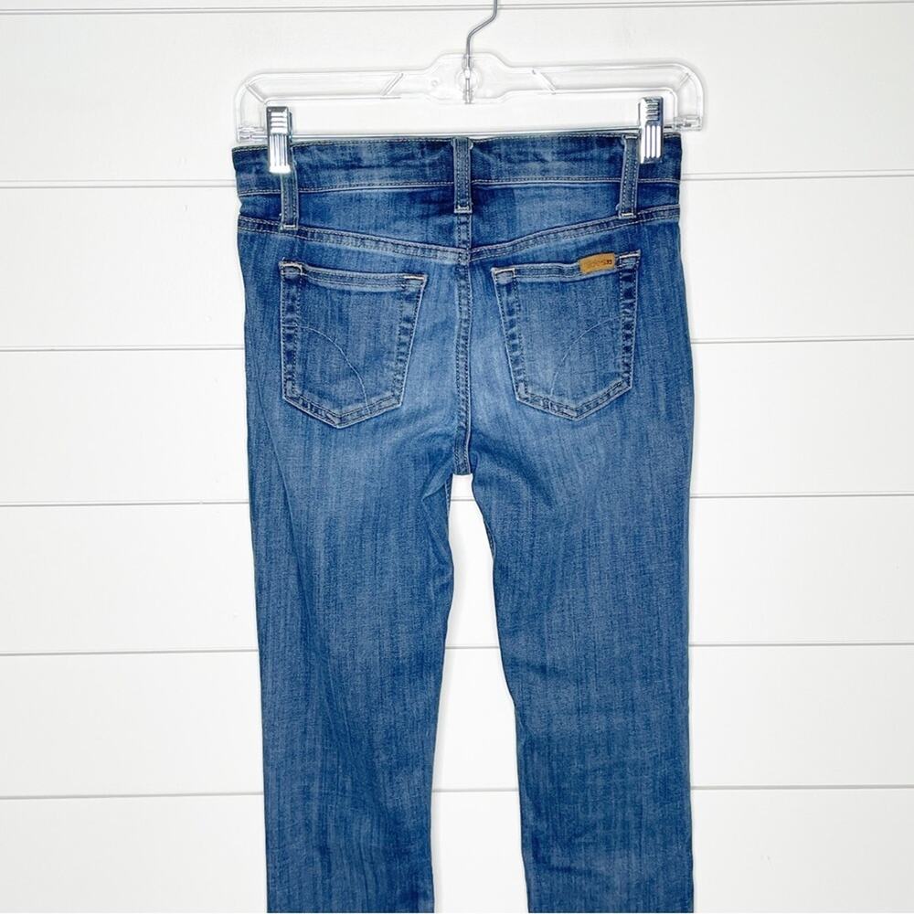 Joe's Jeans COOL OFF Rolled Skinny Crop Jeans Lyndi Wash Size 25 - Picture 8 of 10